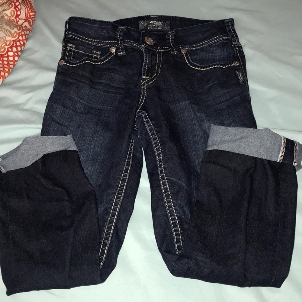 Silver capris